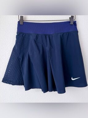 NikeCourt Dri-FIT ADV Slam Tennis Skirt-W/Built-In Shorties-Blue -Size Small EUC